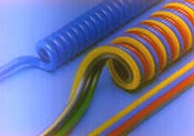 Coiled Polyurethane tubes